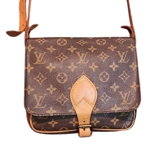 Vintage Louis Vuitton Monogram Canvas Cartouchire Bag Crossbody Shoulder Purse - Picture 2 of 13